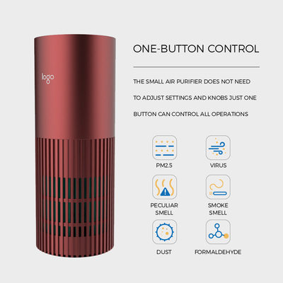 Van de de Luchtzuiveringsinstallatie van het Easycare UVlicht HEPA Zuiveringsinstallatie van de de Autolucht de Ionische en Dubbele Usb-Lader