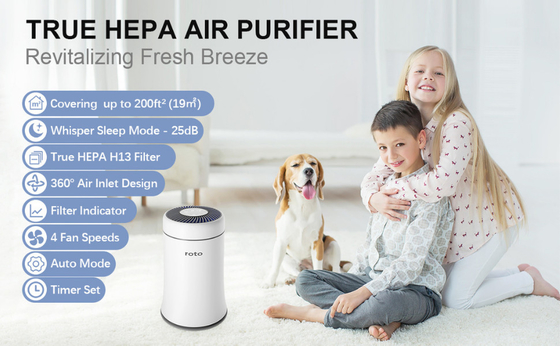 De Filterkc Certificaat van Desktopmini anion air purifier with Hepa